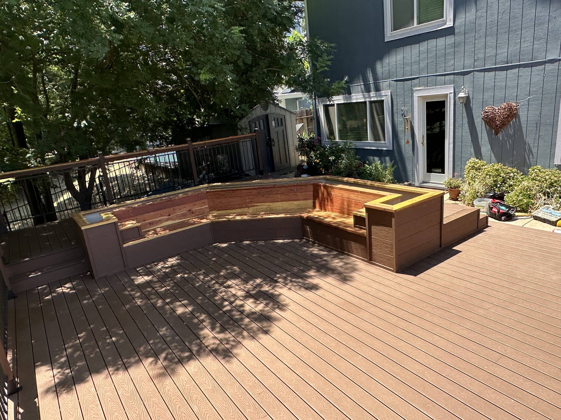 Custom deck and outdoor living project