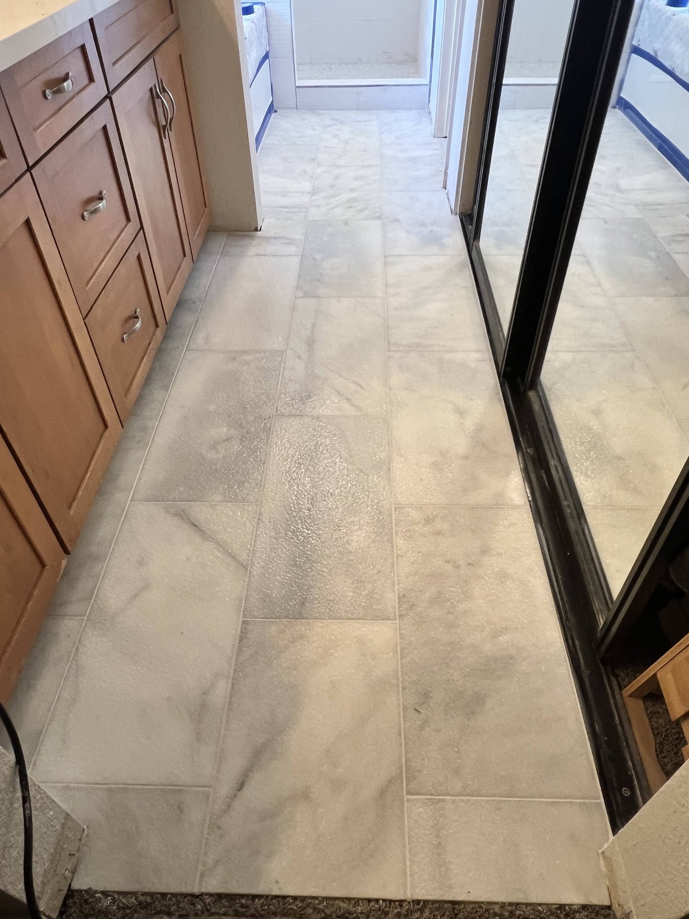 Large-Format Tile Flooring